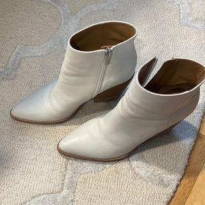 Marc Fisher Women’s White Booties